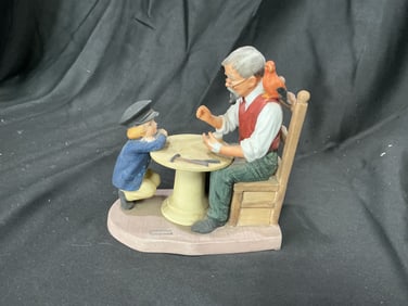 1981 Norman Rockwell Collector's Club Figurine The Shipmaker