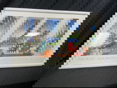 Thomas McKnight "Hyannisport" 1988 Poster, Bloch Gallery Boston