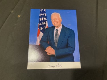Signed Official Portrait Photograph of President Jimmy Carter