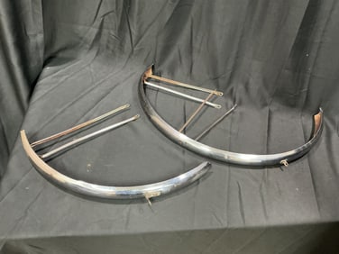 Vintage Chrome Schwinn Bicycle Fenders