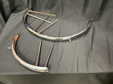 Vintage Chrome Schwinn Bicycle Fenders