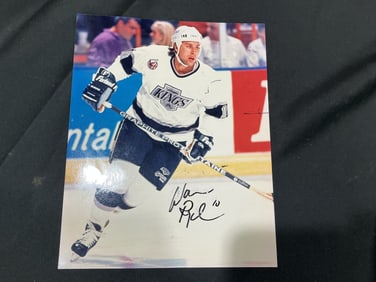 Player signed Los Angeles Kings 8x10 Photo