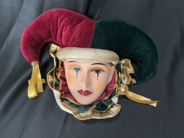 Decorative Venetian Harlequin Style Mask
