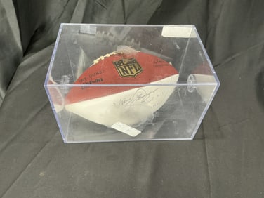 Autographed Vince Ferragamo NFL Football (Super Bowl XIV Inscription)