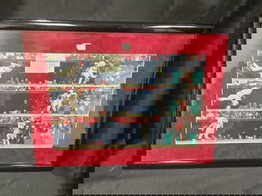 Barry Bonds “Leading Off Launch Sequence” Limited Edition Framed Photo Collage