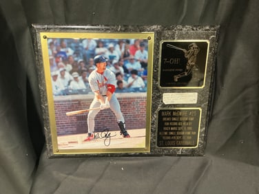 Mark McGwire Signed Limited Edition Framed Display with COA