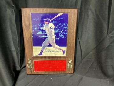 Ted Williams Signed Framed Photograph with COA