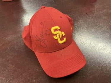Autographed USC Trojans Baseball Cap By Junior Seau