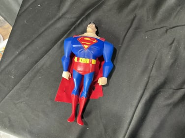 Large Electronic Superman Action Figure with Fabric Cape