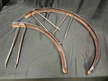 Vintage Chrome Schwinn Bicycle Fenders