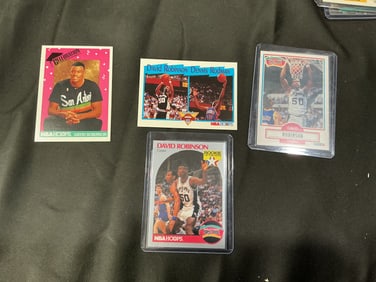 David Robinson NBA Hoops & Fleer Card Group