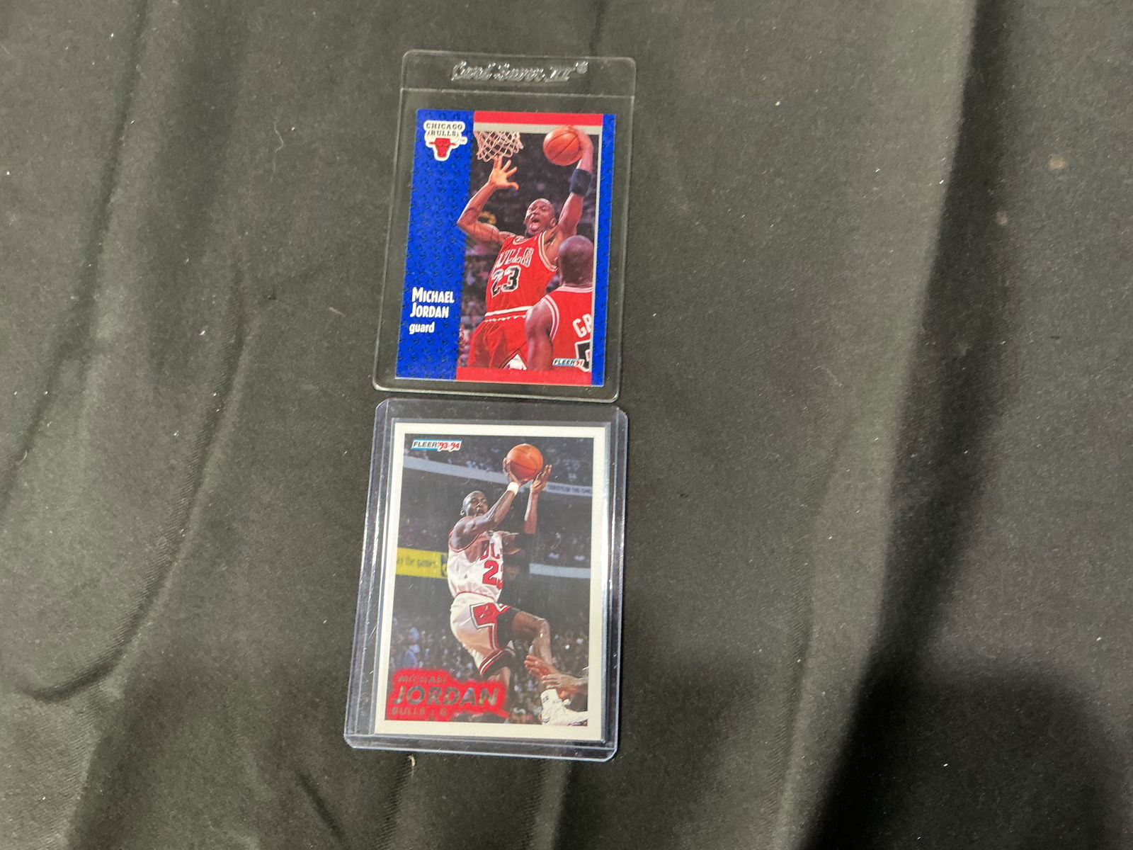 Two Michael Jordan NBA cards (1 of 1)