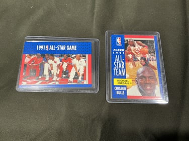 Michael Jordan 1991 All-Star Cards