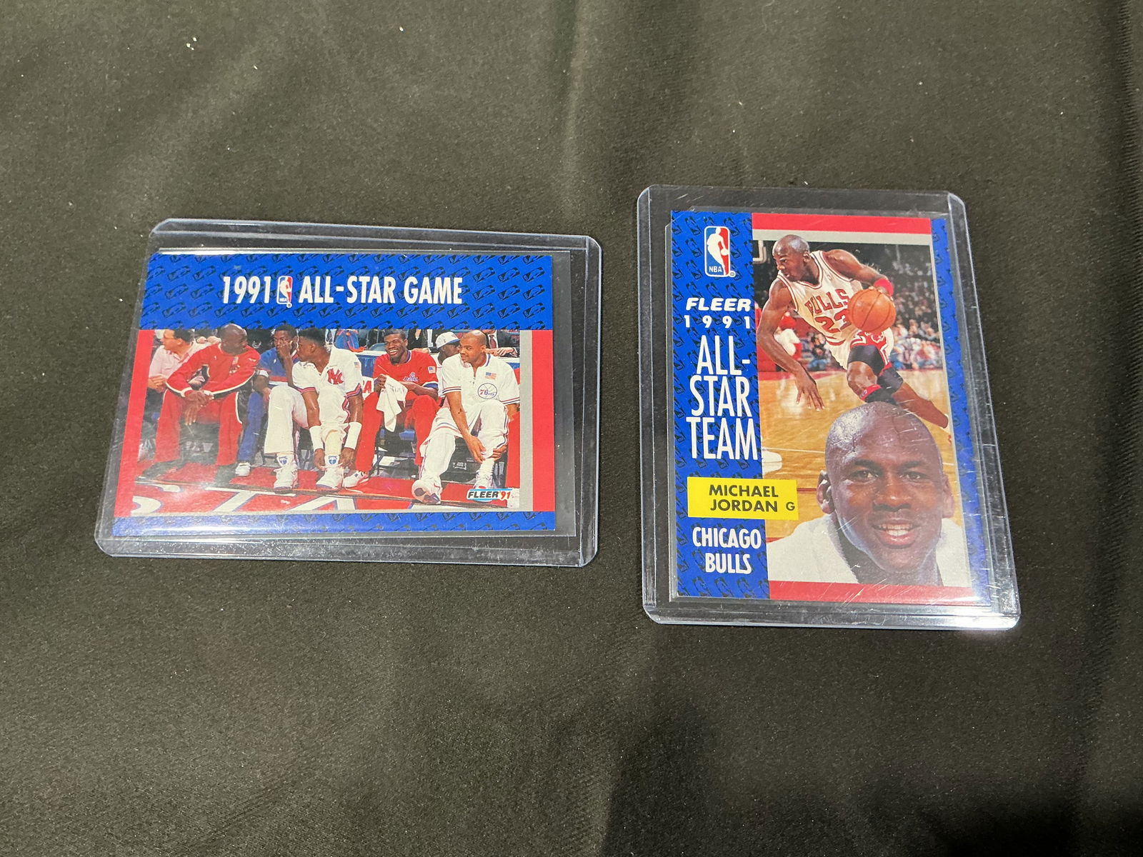 Michael Jordan 1991 All-Star Cards (1 of 1)