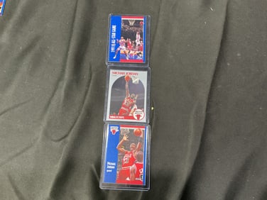 Michael Jordan & 1991 All-Star Game Cards Group (3)