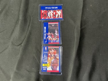 1991 Fleer NBA All-Star Cards Group (3)