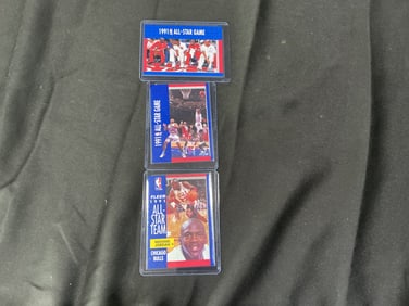 1991 Fleer NBA All-Star Cards Group (3)