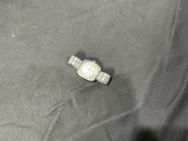 Vintage Stainless Steel Date Wristwatch (Brand Unconfirmed)