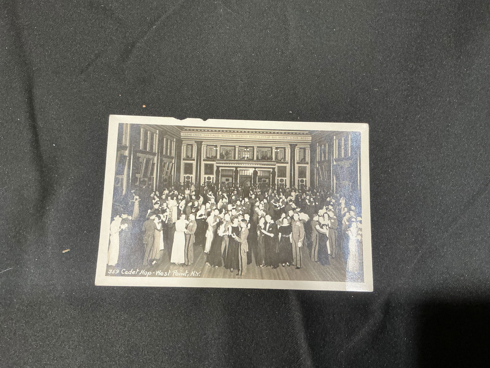 Vintage Cadet Hop, West Point, N.Y. Real Photo Postcard (1 of 2)