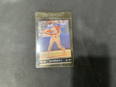 1991 Leaf Gold Rookies #BC-2 Luis Gonzalez Rookie Card - Houston Astros