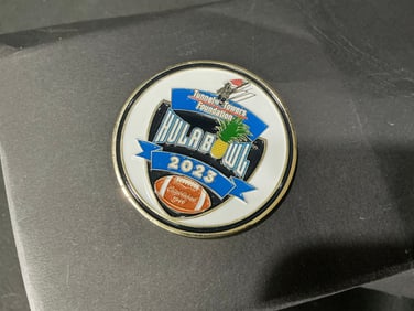 2023 Tunnel to Towers Foundation Hula Bowl Official Enamel Challenge Coin