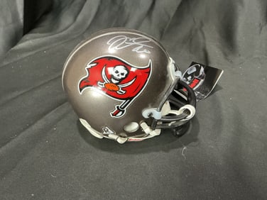 Signed Tampa Bay Buccaneers Mini Helmet