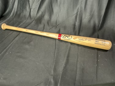 Signed Josh Hamilton Rawlings Big Stick 700F Professional Model Baseball Bat