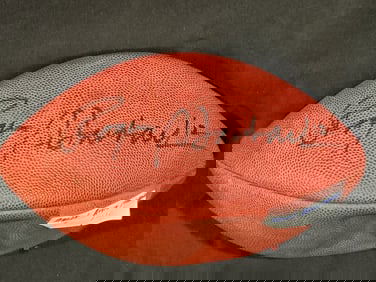 Roger Staubach Autographed Wilson NFL Football