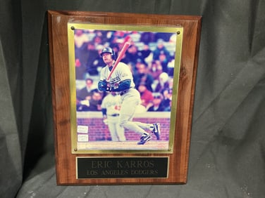 Eric Karros Los Angeles Dodgers Display Plaque