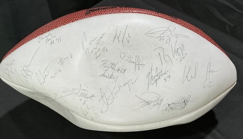 Wilson "Franco Bowl" Team-Signed Football - Multiple Autographs