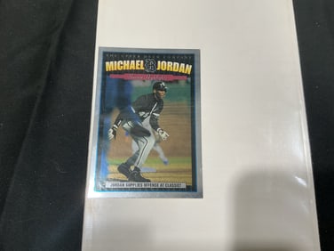 Michael Jordan Upper Deck Baseball Card – Season Highlights