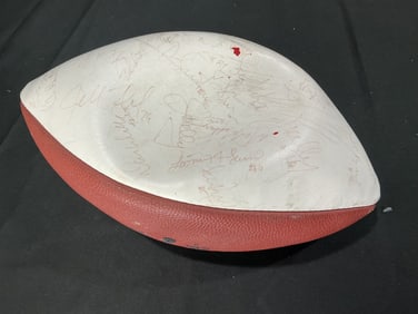 Wilson NFL Official Two-Tone Football with Multiple Signatures