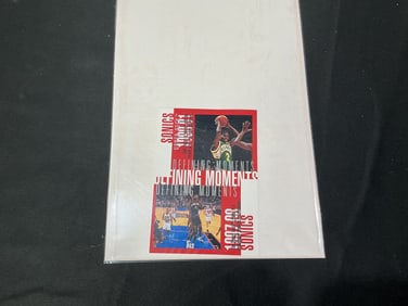 Seattle SuperSonics Defining Moments Upper Deck NBA Card (1990s)