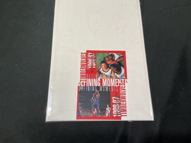 Minnesota Timberwolves Defining Moments Upper Deck NBA Card (1990s)