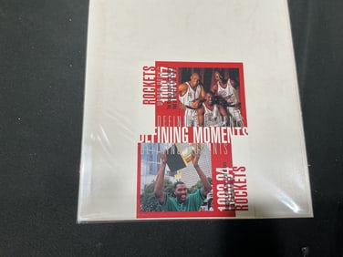 Houston Rockets Defining Moments Upper Deck NBA Card (1990s)