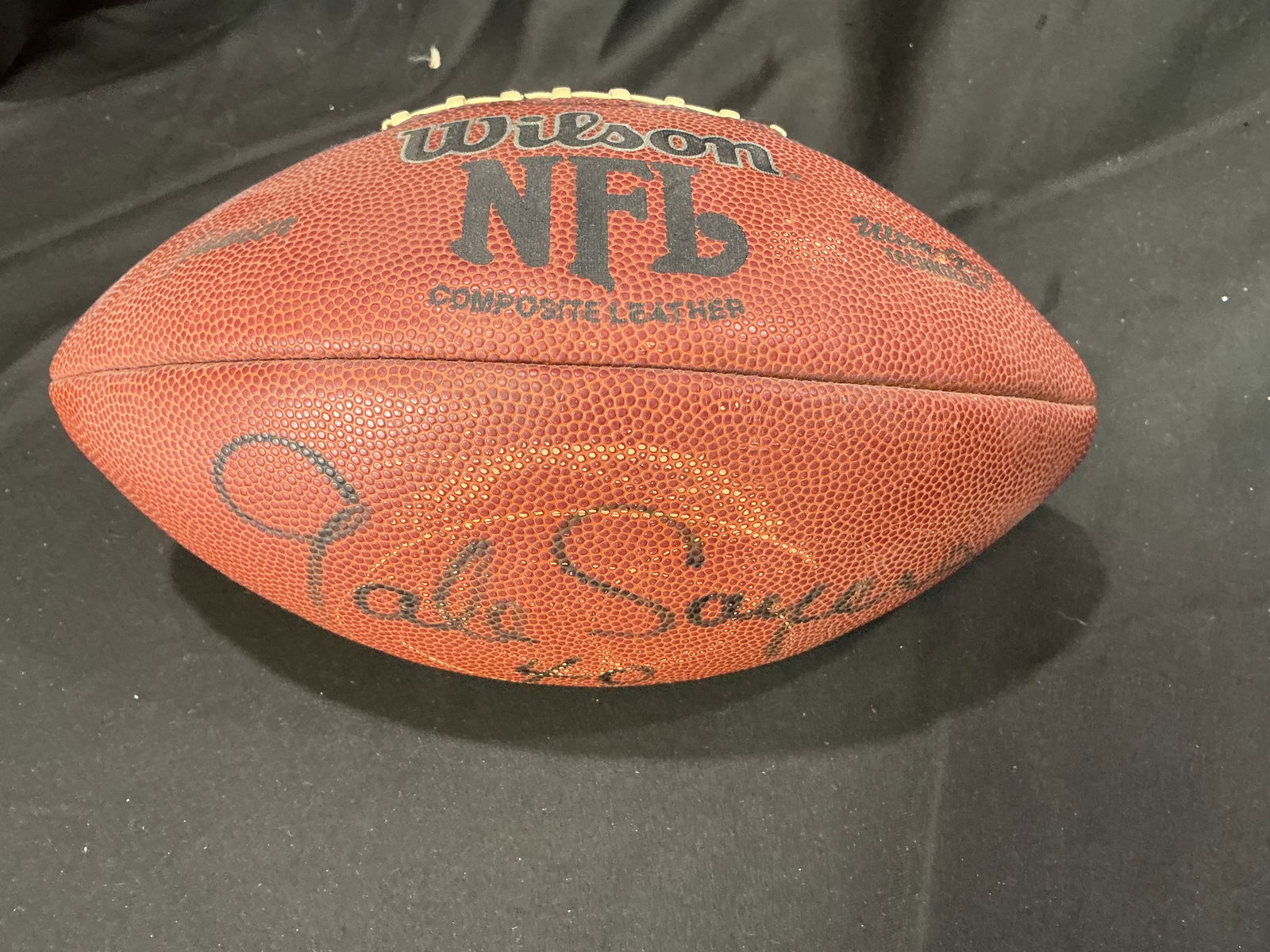 Gale Sayers Signed Wilson Official NFL Football (1 of 2)