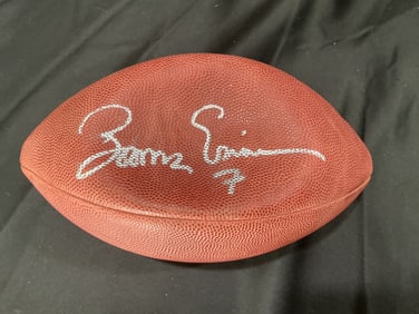 Signed Wilson Official NFL Football (Silver Signature, Unidentified)