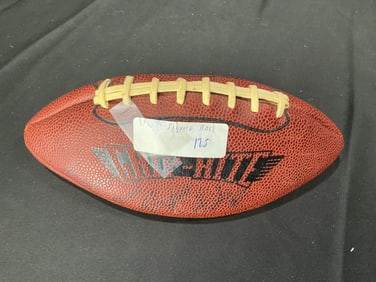 Franklin Professional Junior Football with Handwritten Player Signatures