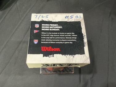 Jim Brown Signed Wilson MVP Composite Football (In Box)