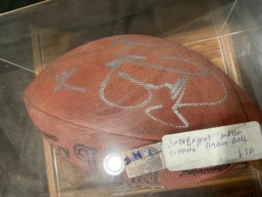 Coby Bryant Signed NFL Football