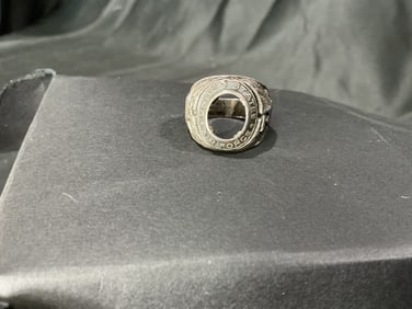 Vintage Jostens United States Army Sterling Silver Service Ring - Missing Stone