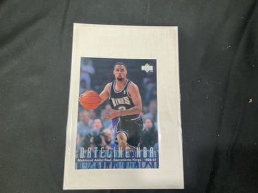 Mahmoud Abdul-Rauf Upper Deck Dateline NBA Card Pair Featuring Kings and Nuggets