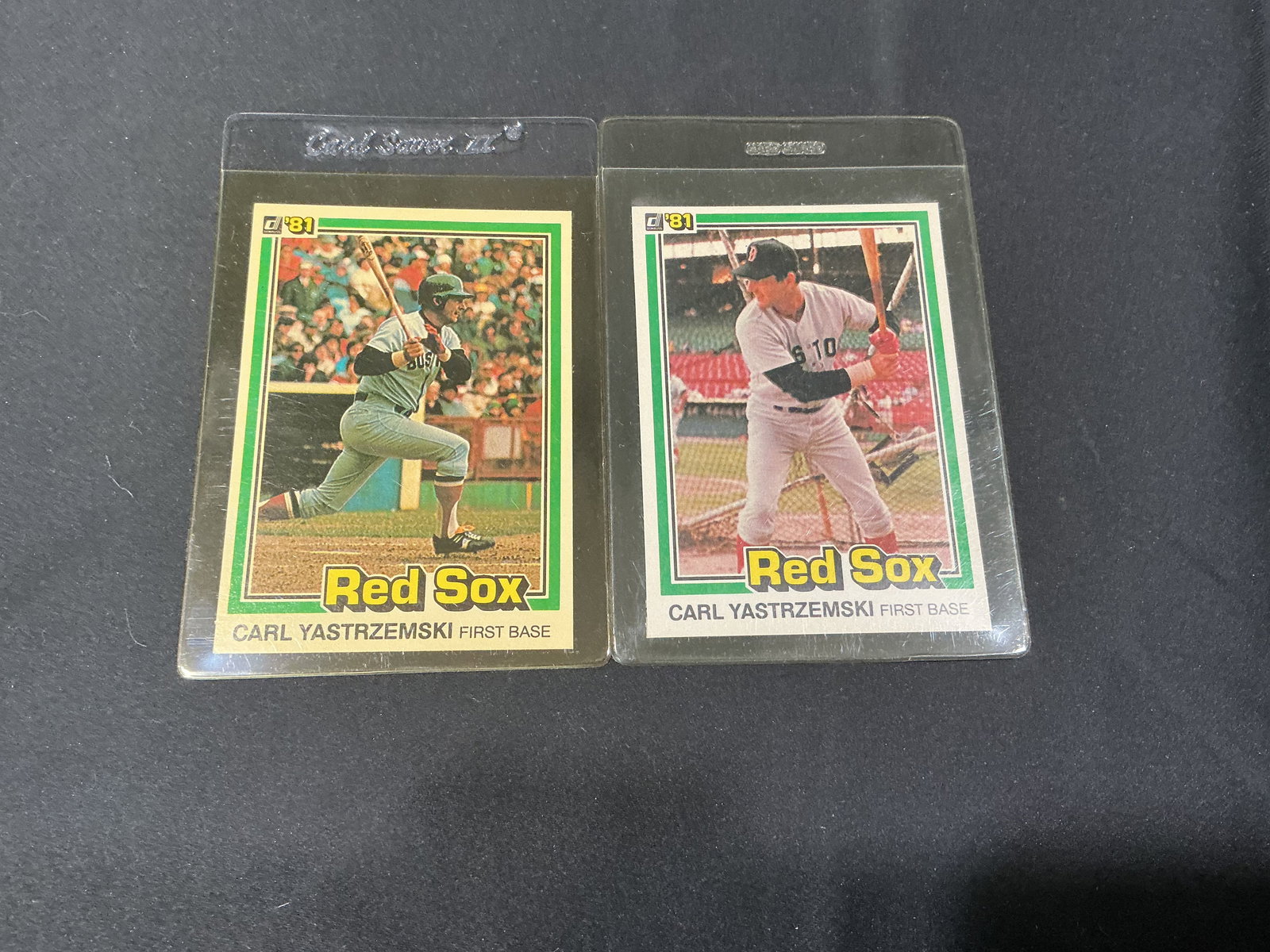 Two vintage Carl Yastrzemski MLB trading cards (1 of 2)