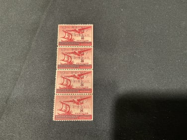Philippines 3¢ Air Mail Stamps Block/Strip Group