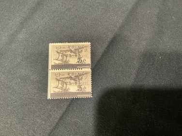 Philippines 5¢ Air Mail Stamps Pair