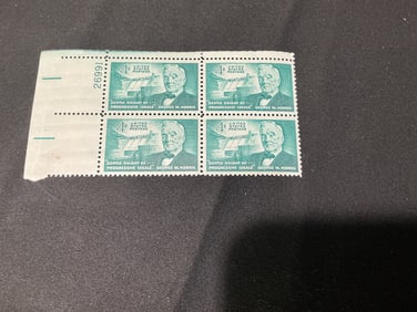 U.S. 4c George W. NorrisProgressive Ideals plate block of 4