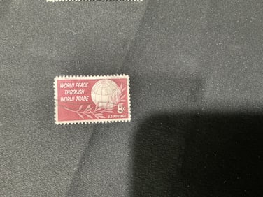 U.S. 8c World Peace Through World Trade single