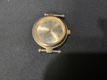 Viva Quartz Wristwatch Head, Gold-Tone Case