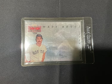 Upper Deck Then and Now Wade Boggs Baseball Card