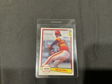 1982 Donruss Nolan Ryan Houston Astros Baseball Card